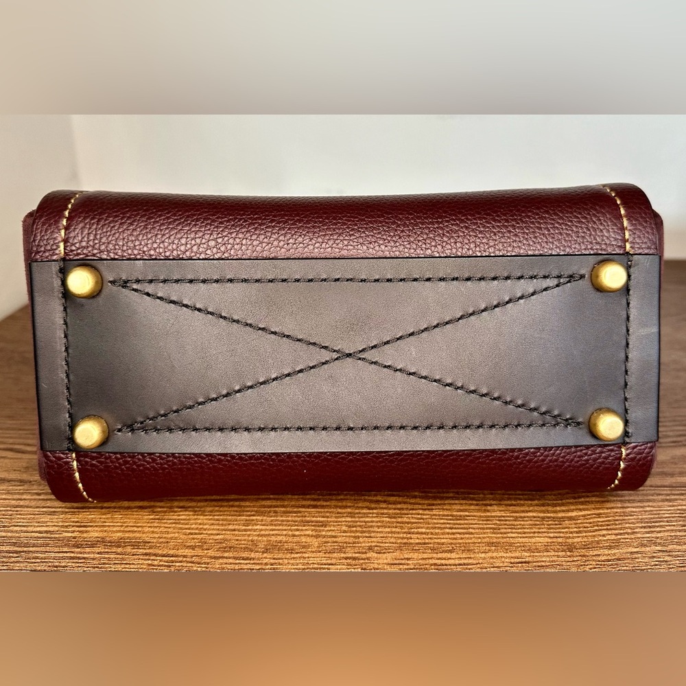 Coach 1941 Troupe Tote In Colorblock in Vintage Mauve Multi - Picture 7 of 11